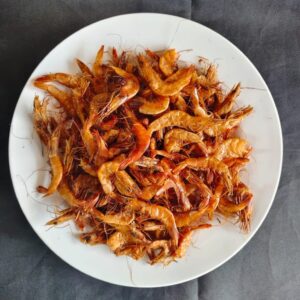 স্মোকি চিংড়ি শুঁটকি।